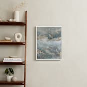 "Luminous Smoke No. 2" - Art Print in Sage & Gold by Julia Contacessi - In a Room