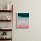 "Pink Tide" - Art Print in Pink sand by A Real Peach Studio - In a Room
