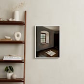 "Light and Reflection" - Art Print in Shadow Grey by Robert Deem - In a Room