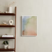 "Somewhere" - Art Print in Warm Pale Green by Artsy Canvas Girl Designs - In a Room