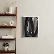 "Olive" - Art Print in Grey by Angela Simeone - In a Room
