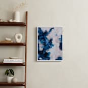 "Pamela" - Art Print in Ocean Blue by Parima Studio - In a Room