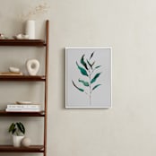 "Eucalyptus Foliage" - Art Print in Eucalyptus Green by jinseikou - In a Room