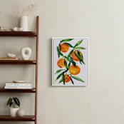 "Tangerine" - Art Print in Tangerine by Alexandra Dzh - In a Room