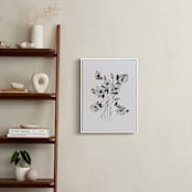 "Greyscale Poppies" - Art Print in greyscale by Shannon Kirsten - In a Room