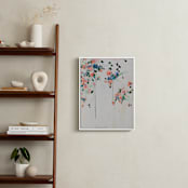 "Cascade" - Art Print in Coral by Sonal Nathwani - In a Room
