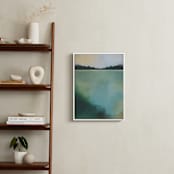 "Whispering Pines" - Art Print in Whisper Green by AlisonJerry - In a Room