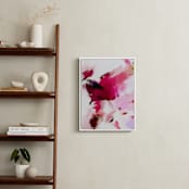 "By the window I" - Art Print in Shades of Pink by Parima Studio - In a Room