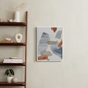 "It Caused a Ripple" - Art Print in Weathered Orange by Jennifer Daily - In a Room