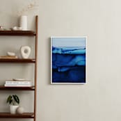 "Midnight Canyon" - Art Print in Midnight Blue by Rebecca Rueth - In a Room