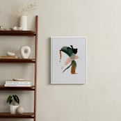 "Calm Forest No. 20" - Art Print in Forest Green by Cait Courneya - In a Room