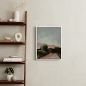 "Road Trip 2" - Art Print in Mint Green by Lynne Millar - In a Room