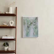 "Leaf It Alone" - Art Print in Sage Green by Christine Olmstead - In a Room