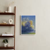 "A Better Day" - Art Print in Thunder Blue by Stephanie Goos Johnson - In a Room