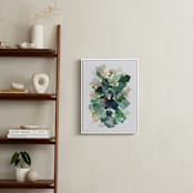 "Emerald Gems" - Art Print in Emerald Green by Yao Cheng Design - In a Room
