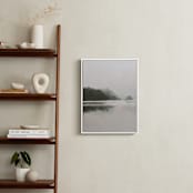 "LakeView II" - Art Print in Misty Grey by Amy Hall - In a Room