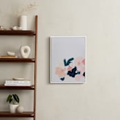 "January Botanical Abstract Print" - Art Print in Blush by Caryn Owen - In a Room