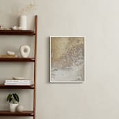"Aurum Sand No. 3" - Art Print in Gold by Julia Contacessi - In a Room
