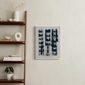 "Domino Effect" - Art Print in Deep Sea by Lorent and Leif - In a Room