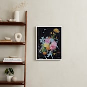 "The Blooming of Bliss" - Art Print in Black by Mary Ketch - In a Room