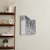 "In and Out" - Art Print in moon by Bethania Lima - In a Room