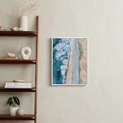 "Pacific Coast Highway" - Art Print in Pacific Teal by Denise Wong - In a Room