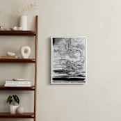 "Kansas" - Art Print in Black & White by Stephanie Nowotarski - In a Room
