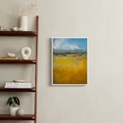 "Head for the Hills" - Art Print in Ochre by Jess Franks - In a Room
