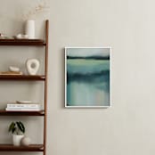 "Blue lagoon" - Art Print in Sea Green by AlisonJerry - In a Room