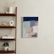 "Fit in" - Art Print in Navy by Yaling Hou Suzuki - In a Room
