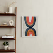 "Connections" - Art Print in White by Celeste Duffy - In a Room