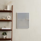 "Winter Beach" - Art Print in White by Sadie Holden - In a Room