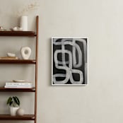 "A Twist, A Turn, A Path" - Art Print in Charcoal by Deborah Velasquez - In a Room
