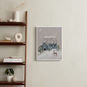"Winter's Night" - Art Print in Dusk by Maja Cunningham - In a Room