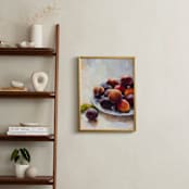 "Summer Plums" - Art Print in Plum by Wendy Keller - In a Room