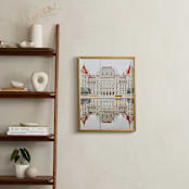 "Seeing Double" - Art Print in Saffron by Sadye Sagov - In a Room