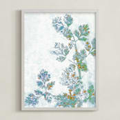 "Rustic Herbs" - Art Print in Herbal by Courtney Crane - Framed