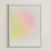 "Bare" - Art Print in warm gray by Lori Wemple - Framed