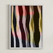"Experiments I" - Art Print in Dark Charcoal by Bethania Lima - Framed