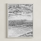 "Baker Glacier #1" - Art Print in glacier grey by Daniel Fox - Framed