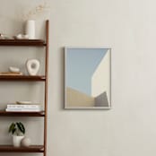 "Structure I" - Art Print in Eggshell by Kamala Nahas - In a Room