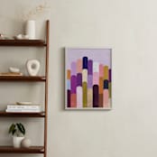 "Tall Order" - Art Print in Aubergine by melanie mikecz - In a Room