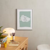 "all the feels" - Art Print in aqua by Lindsay Stetson Thompson - In a Room
