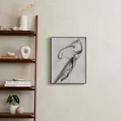 "Flow" - Art Print in Smoke by Anne Ciotola - In a Room