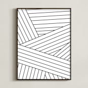 "Tension (Portrait)" - Art Print in Black and White by Jaime Derringer - Framed