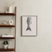 "Fin" - Art Print in Linen White by jinseikou - In a Room