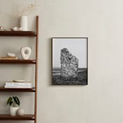 "Standing Stones IV" - Art Print in Black and White by Kamala Nahas - In a Room