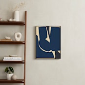 "Still III" - Art Print in Indigo by Deborah Velasquez - In a Room