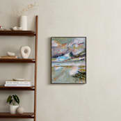 "Broken Perfection" - Art Print in Storm Blue by Jill Myer - In a Room