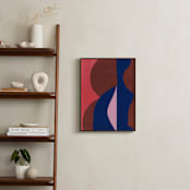 "Dreaming in Blue II" - Art Print in Byzantine Blue by cyrille gulassa - In a Room